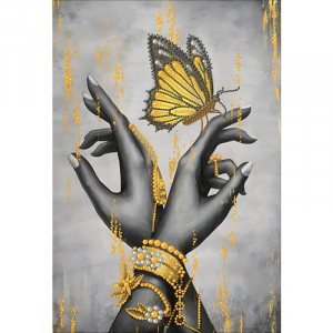 larkes. К-3731 Бабочка 26х38 - Интернет-магазин товаров для вышивки бисером "Ручки Золотые", Ноябрьск