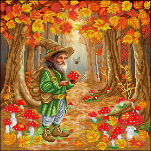 НИК 1521 Сказочный лес 40х40 - Интернет-магазин товаров для вышивки бисером "Ручки Золотые", Ноябрьск