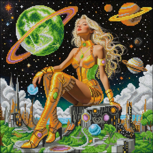 НИК 1529 Космическая 40х40 - Интернет-магазин товаров для вышивки бисером "Ручки Золотые", Ноябрьск