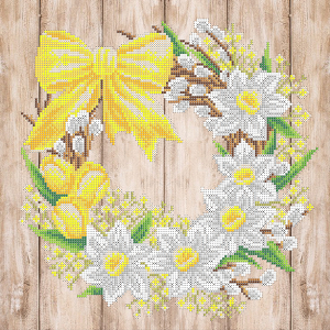 СПА3-001 Салфетка Пасхальная 29х29 - Интернет-магазин товаров для вышивки бисером "Ручки Золотые", Ноябрьск