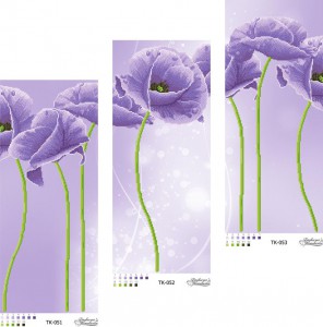 ТК-057 Сиреневая фантазия (три части каждая 24х58) - Интернет-магазин товаров для вышивки бисером "Ручки Золотые", Ноябрьск