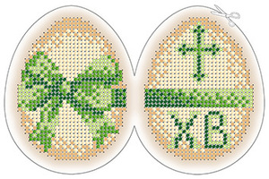 ЗА5-008 Пасхальное яйцо заготовка для изготовления игрушки 6х8 - Интернет-магазин товаров для вышивки бисером "Ручки Золотые", Ноябрьск