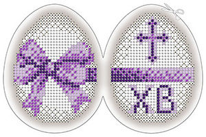 ЗА5-009 Пасхальное яйцо заготовка для изготовления игрушки 6х8 - Интернет-магазин товаров для вышивки бисером "Ручки Золотые", Ноябрьск