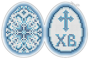 ЗА5-010 Пасхальное яйцо заготовка для изготовления игрушки 6х8 - Интернет-магазин товаров для вышивки бисером "Ручки Золотые", Ноябрьск