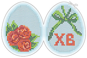 ЗА5-014 Пасхальное яйцо 6х8 - Интернет-магазин товаров для вышивки бисером "Ручки Золотые", Ноябрьск