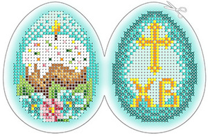 ЗА5-036 Пасхальное яйцо 6х8 - Интернет-магазин товаров для вышивки бисером "Ручки Золотые", Ноябрьск