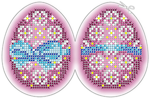 ЗА5-038 Пасхальное яйцо 6х8 - Интернет-магазин товаров для вышивки бисером "Ручки Золотые", Ноябрьск