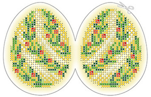ЗА5-041 Пасхальное яйцо 6х8 - Интернет-магазин товаров для вышивки бисером "Ручки Золотые", Ноябрьск