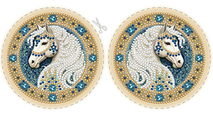 ЗА5-049 Игрушка новогодняя 9х9 - Интернет-магазин товаров для вышивки бисером "Ручки Золотые", Ноябрьск