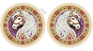 ЗА5-051 Игрушка новогодняя 9х9 - Интернет-магазин товаров для вышивки бисером "Ручки Золотые", Ноябрьск