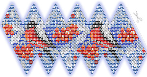 ЗОИА5-002 Новогодняя игрушка 6х8 - Интернет-магазин товаров для вышивки бисером "Ручки Золотые", Ноябрьск